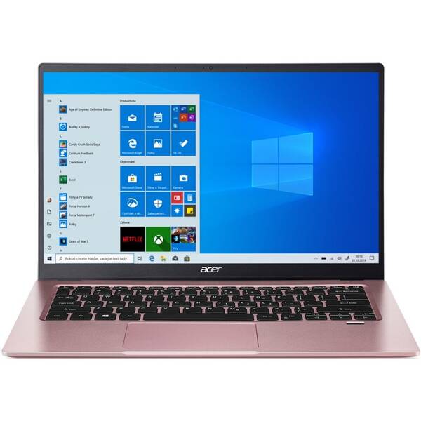 Notebook Acer 1 (SF114-34-P12Z) růžový

