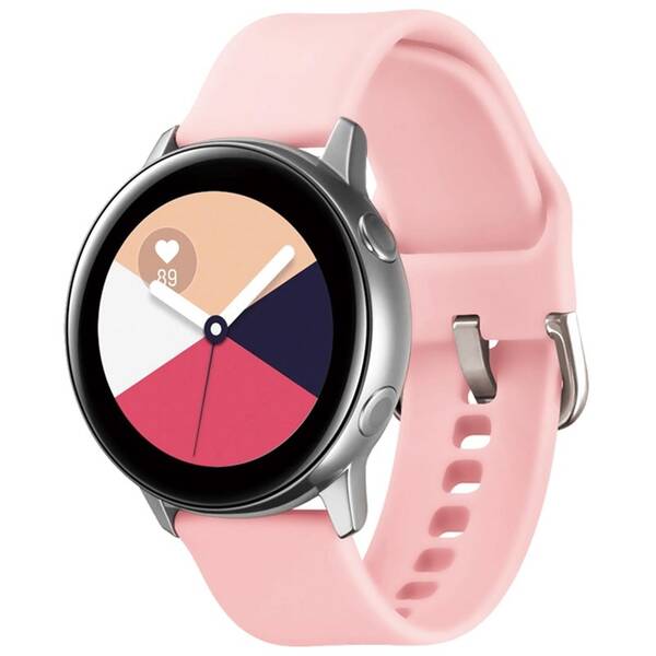 Řemínek Celly univerzální silikonový na Smart Watch 22 mm růžový

