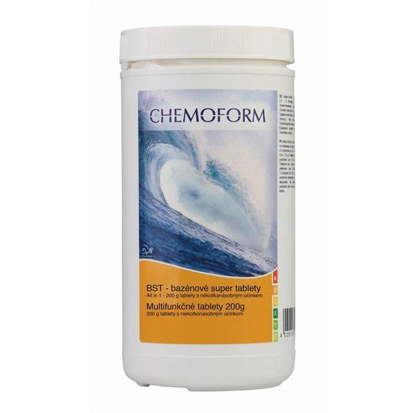 Bazénová chemie Chemoform BST 1 kg –   tablety 200g 

