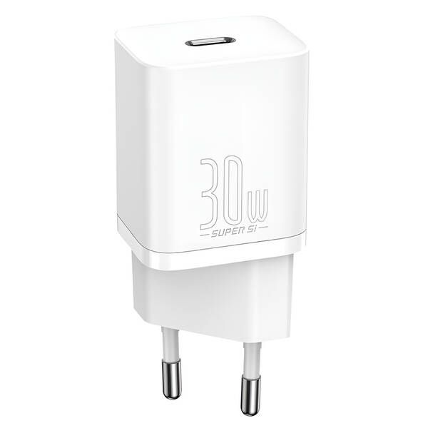 Nabíječka do sítě Baseus Super Si USB-C 30W bílá

