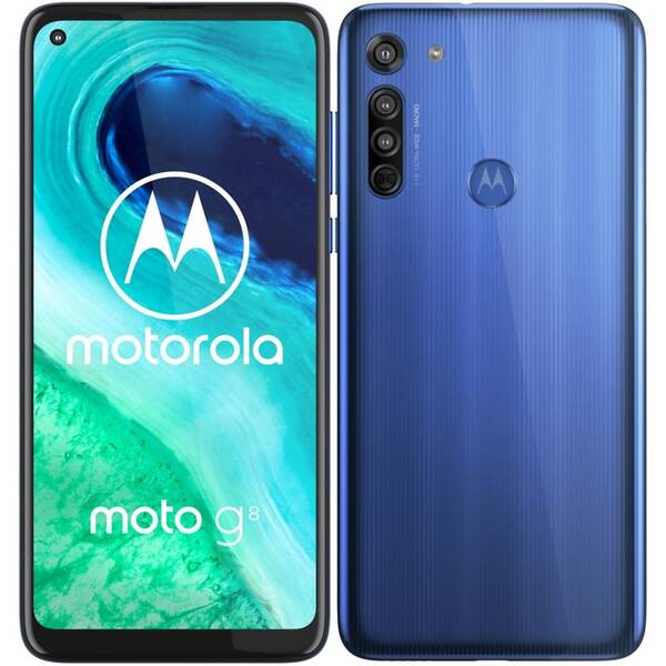 Mobilní telefon Motorola Moto G8 modrý

