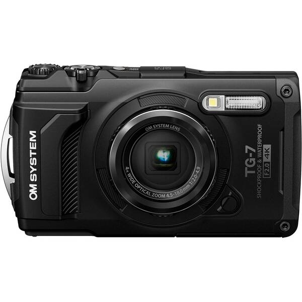 Digitální fotoaparát OM SYSTEM TG-7 černá barva
