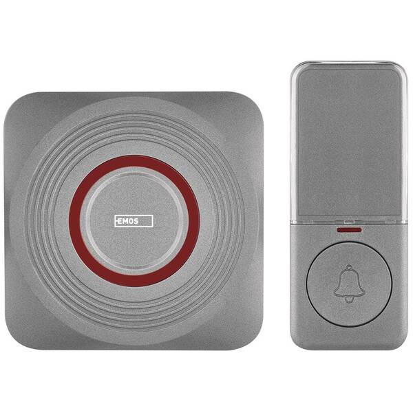 Zvonek bezdrátový EMOS GoSmart P5735SS stříbrný

