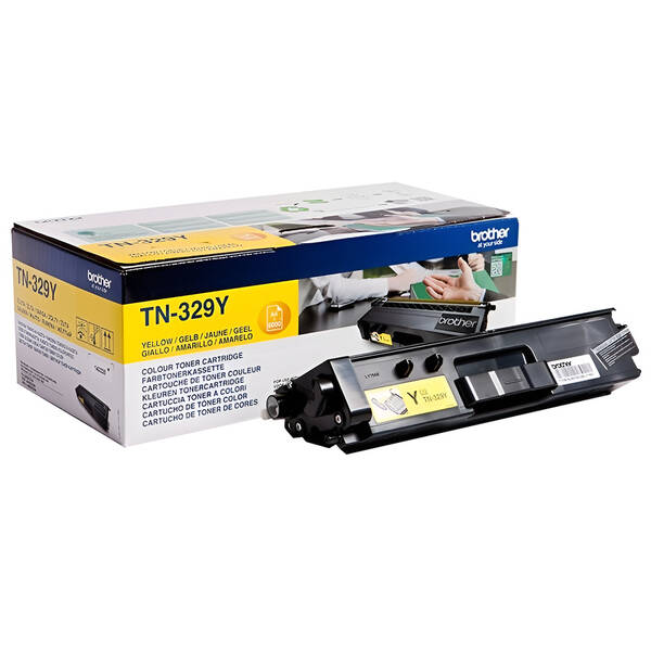 Toner Brother TN-329Y, 6000 stran žlutý

