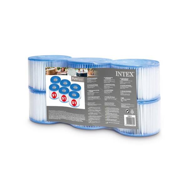 Filtrační vložka Intex pro vířivé vany typ S1/6ks 

