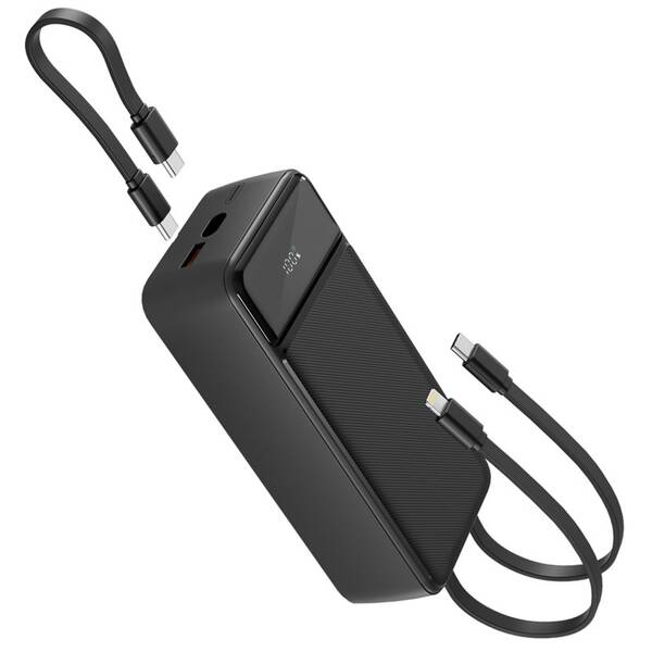 Powerbanka Spello by Epico ForcePack 30000mAh, s integrovanými kabely SP31 černá


