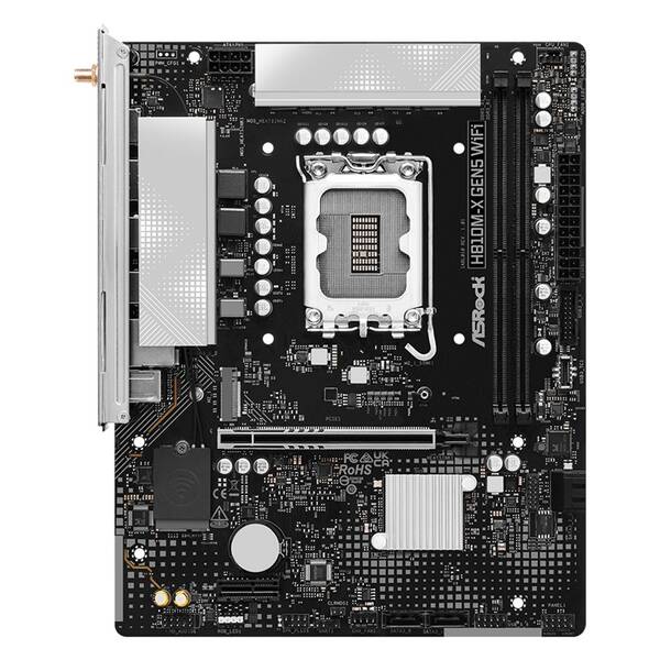 Základní deska ASRock H810M-X Gen5 WiFi černá

