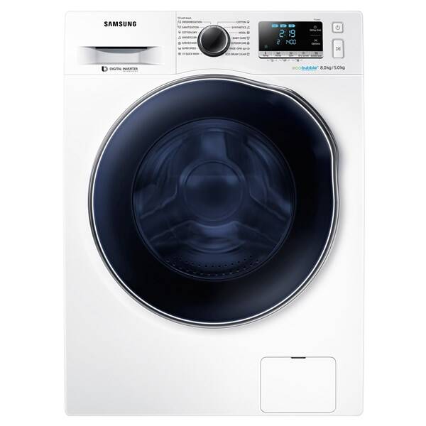 Pračka se sušičkou Samsung WD80J6A10AW/LE bílá

