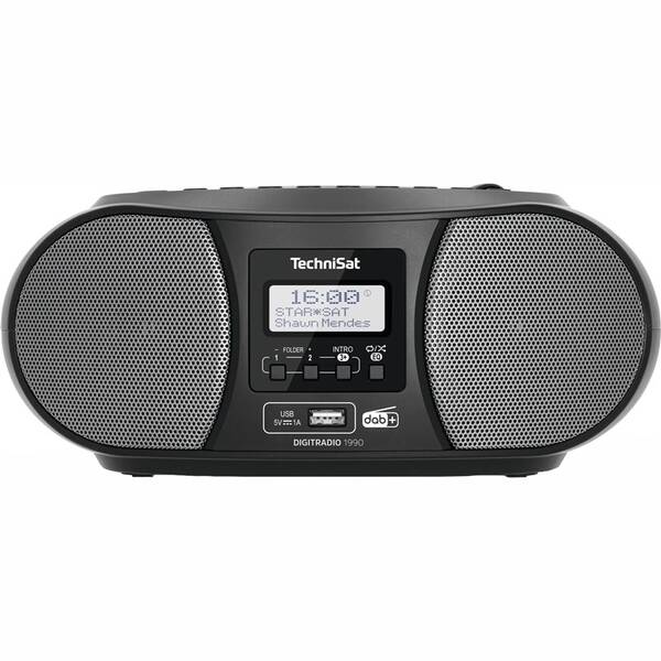 Radiopřijímač DAB+/CD TechniSat DIGITRADIO 1990 černý

