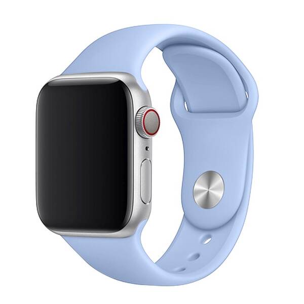 Řemínek FIXED Silicone Strap na Apple Watch 38/40/41 mm - světle modrý 


