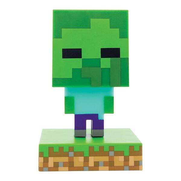 Dekorativní LED Paladone Icon Light Minecraft - Zombie zelené

