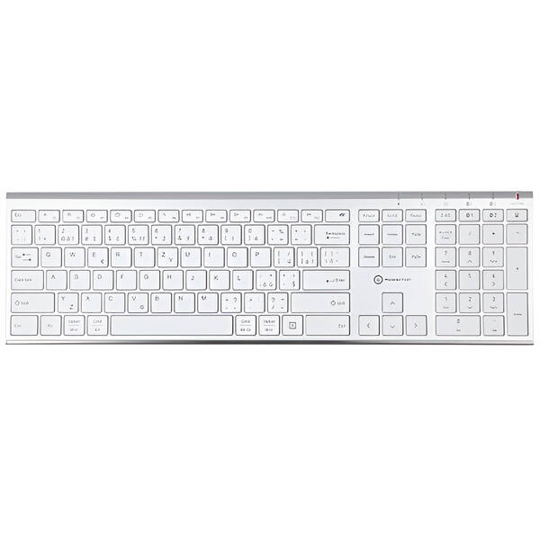 Klávesnice Powerton UltraSlim, CZ/SK stříbrná

