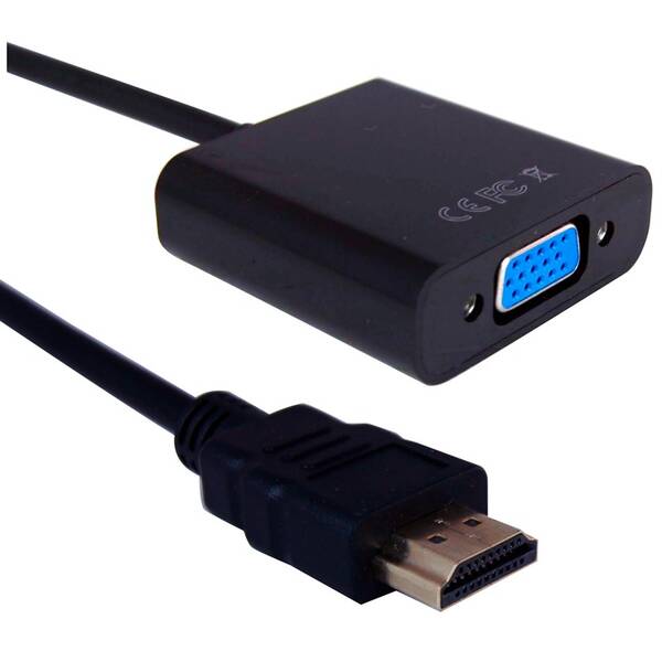Redukce GoGEN HDMI/VGA, 0,2m černá

