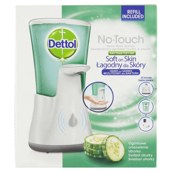 Dávkovač mýdla Dettol Svěžest okurky 250 ml 

