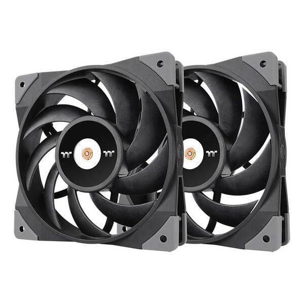 Ventilátor Thermaltake Toughfan 12, 2 ks černý

