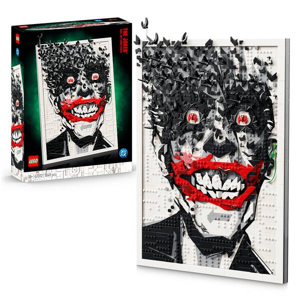 Stavebnice LEGO® DC Batman™ 67012 Nástěnné umění: Joker™ na obálce komiksu 

