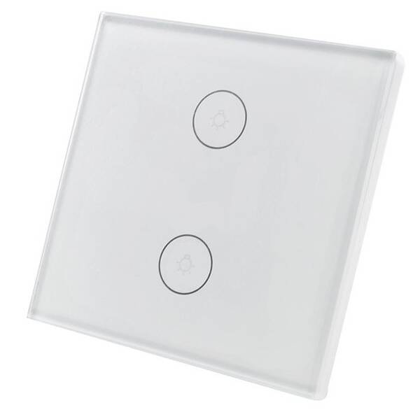 Vypínač iQtech SmartLife IQS002, Wi-Fi vypínač dvojitý 


