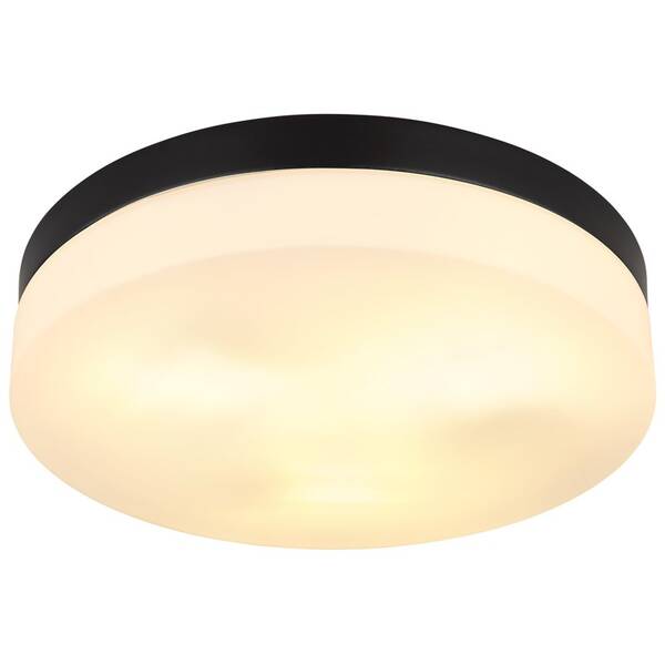 Stropní svítidlo GLOBO Vranos, 30 cm černé

