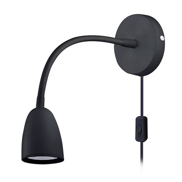 Nástěnné svítidlo Solight stmívatelné, 4W černé

