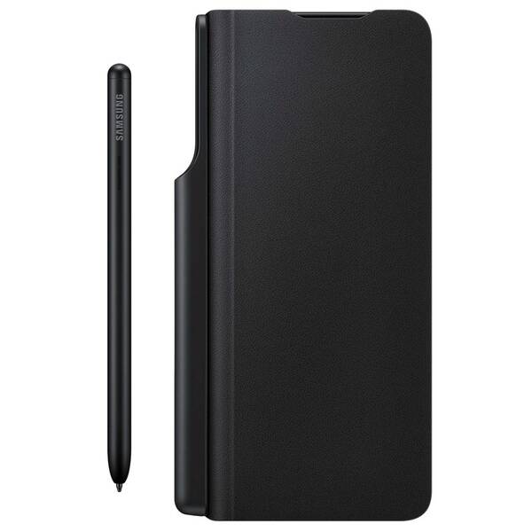 Pouzdro na mobil flipové Samsung Flip Cover Galaxy Z Fold3 s perem černé

