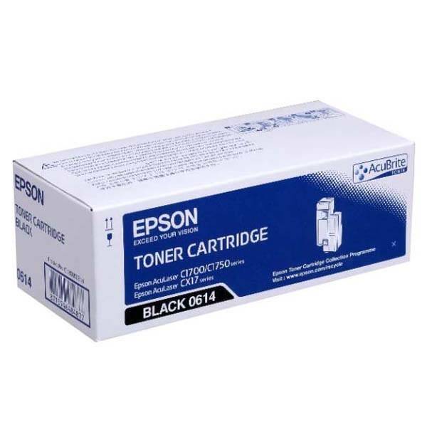 Toner Epson 0614, 2000 stran, pro C1700 series černý


