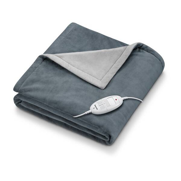 Vyhřívací deka Beurer HD 75 Dark Grey šedá

