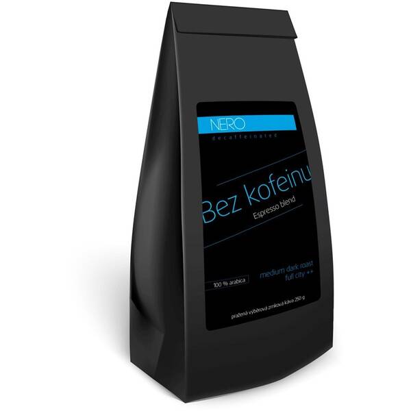 Káva zrnková Nero Caffé Bezkofeinová směs 

