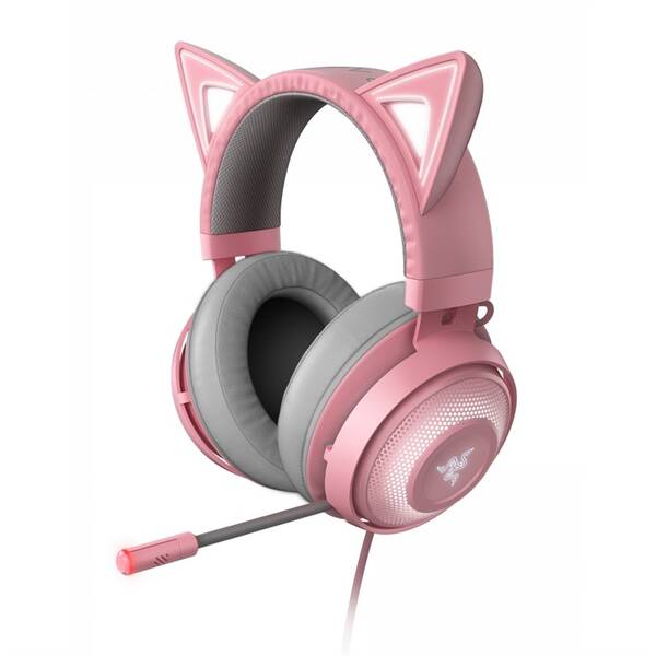 Headset Razer Kraken Kitty - Quartz růžový


