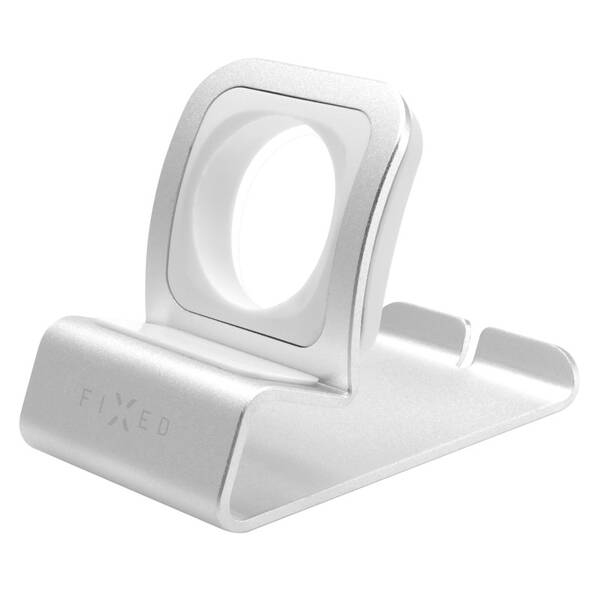 Stojánek FIXED Frame Watch 2 pro hodinky Apple Watch stříbrný

