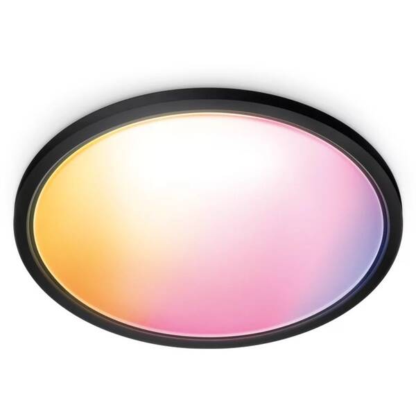 Stropní svítidlo WiZ SuperSlim Ceiling 22 W RGB černé

