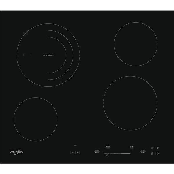 Sklokeramická varná deska Whirlpool AKT 8900 BA černá

