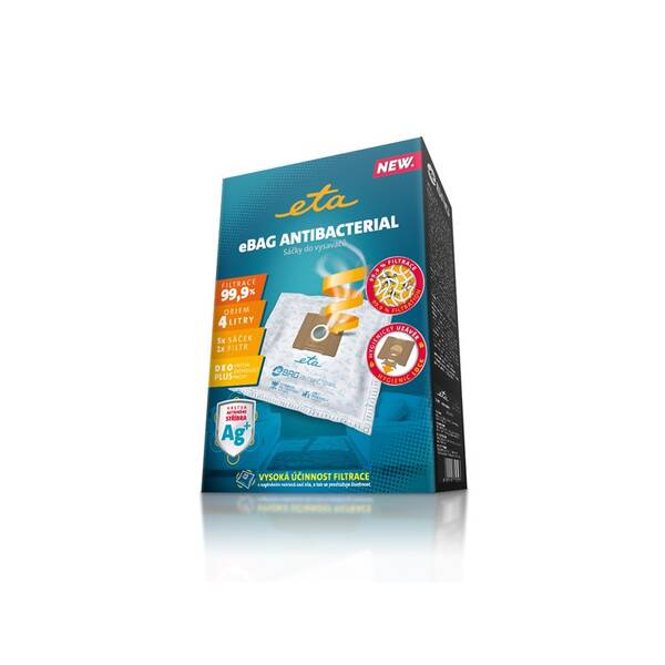Sáčky do vysavače ETA eBag Antibacterial 9600 68020 (5 ks) 


