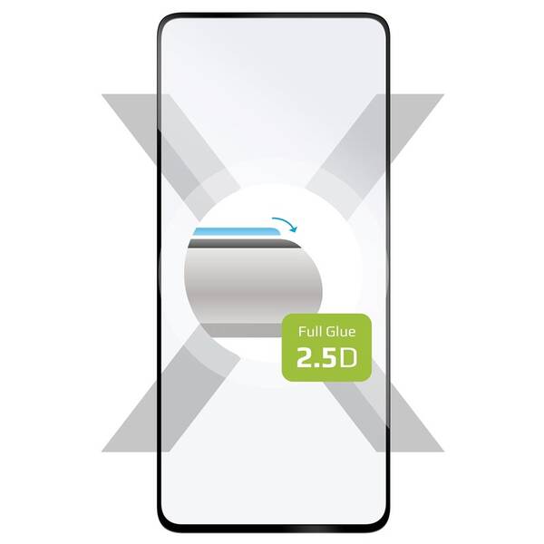 Tvrzené sklo FIXED Full-Cover na Samsung Galaxy A73 5G černé

