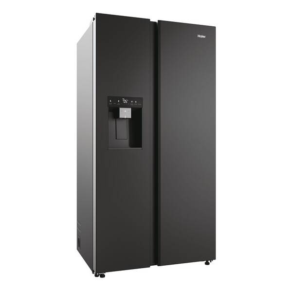 Americká lednice Haier HSW59F18EIPT černá barva
