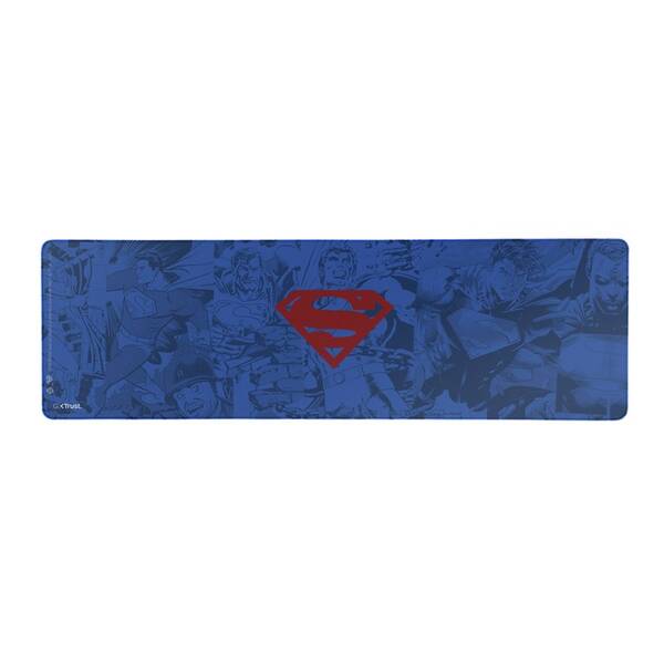 Podložka pod klávesnici a myš Trust XXL Superman Edition modrá

