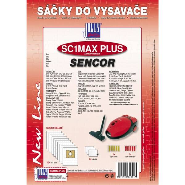 Sáčky do vysavače Jolly SC1 MAX PLUS (10 ks) 
