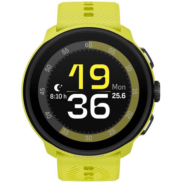 Chytré hodinky Suunto Run se silikonovým páskem žluté


