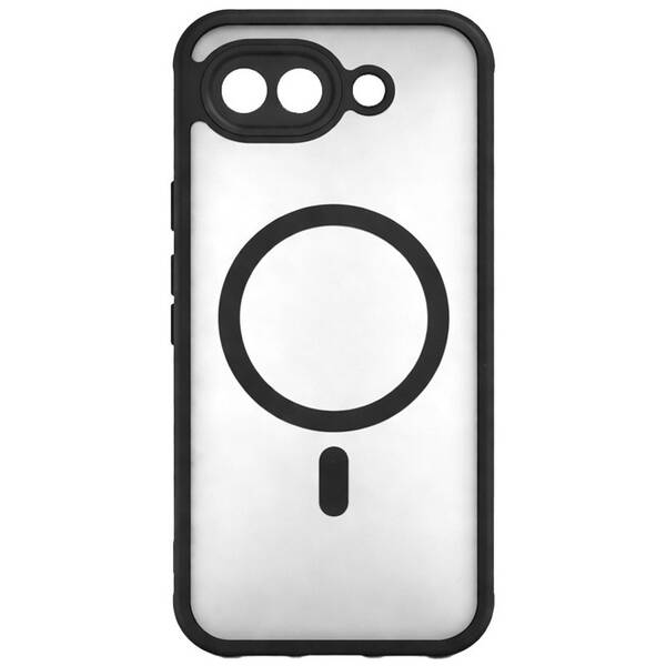 Kryt na mobil WG Matte Frame Magnet na Google Pixel 10a černý/průhledný

