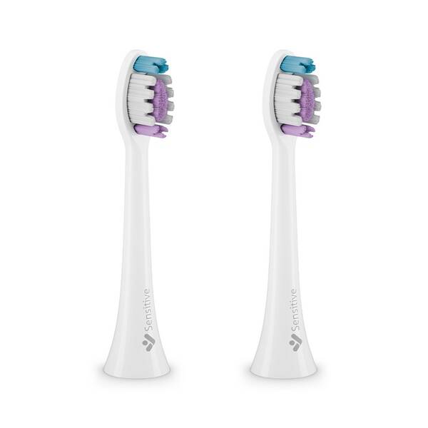 Náhradní hlavice TrueLife SonicBrush Clean-series heads Sensitive white 2 pack bílá

