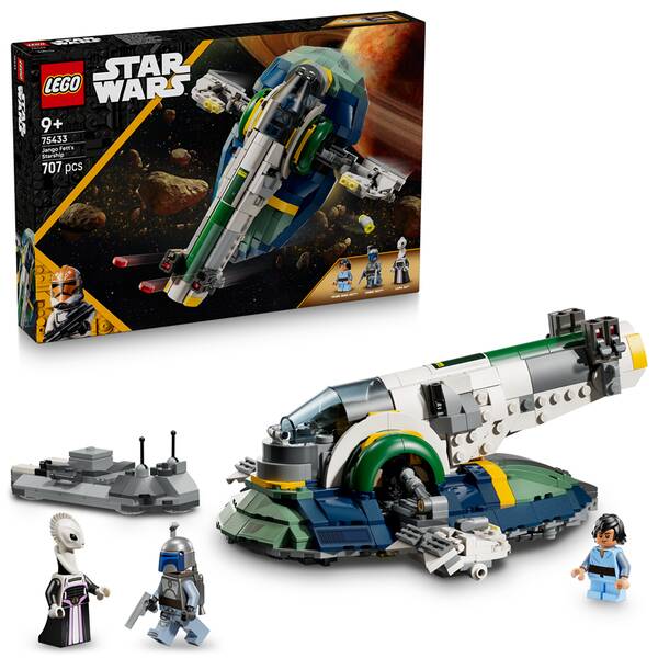 Stavebnice LEGO® Star Wars™ 75433 Jango Fett a jeho hvězdná loď 

