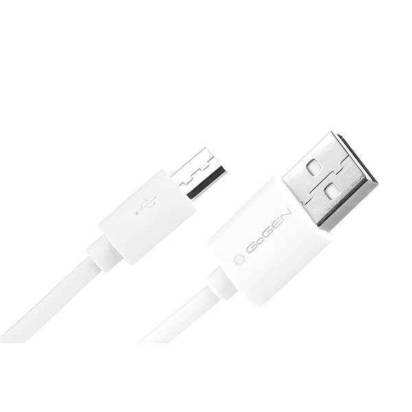 Kabel GoGEN USB/micro USB, 0,9m bílý

