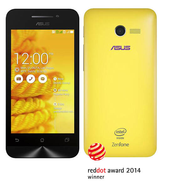 Mobilní telefon Asus 4 žlutý

