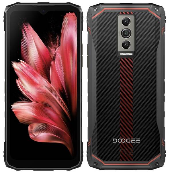 Mobilní telefon Doogee Blade 10 4 GB / 128 GB černý/červený

