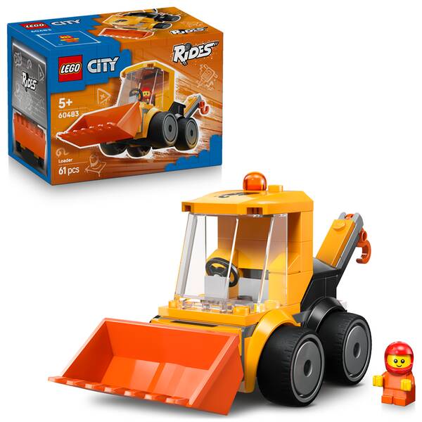 Stavebnice LEGO® City 60483 Autíčka – Stavební nakladač 

