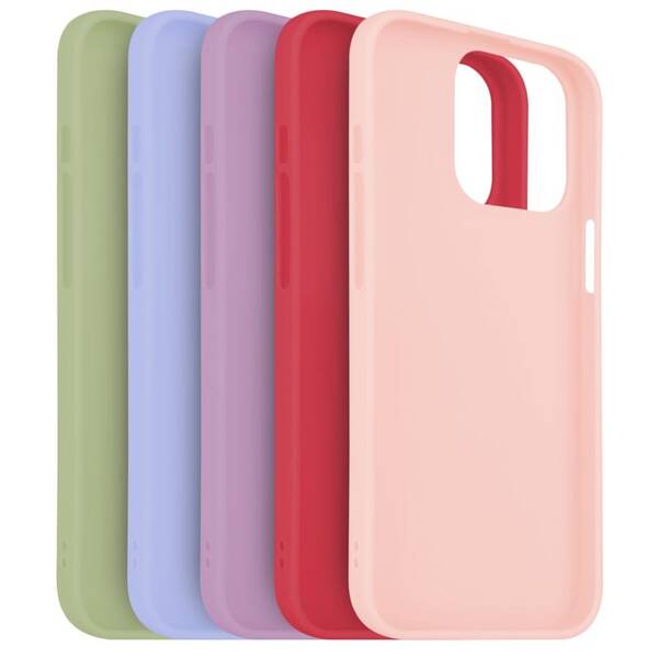 Set krytů na mobil FIXED Story na Apple iPhone 13 Mini červený/modrý/zelený/růžový/fialový

