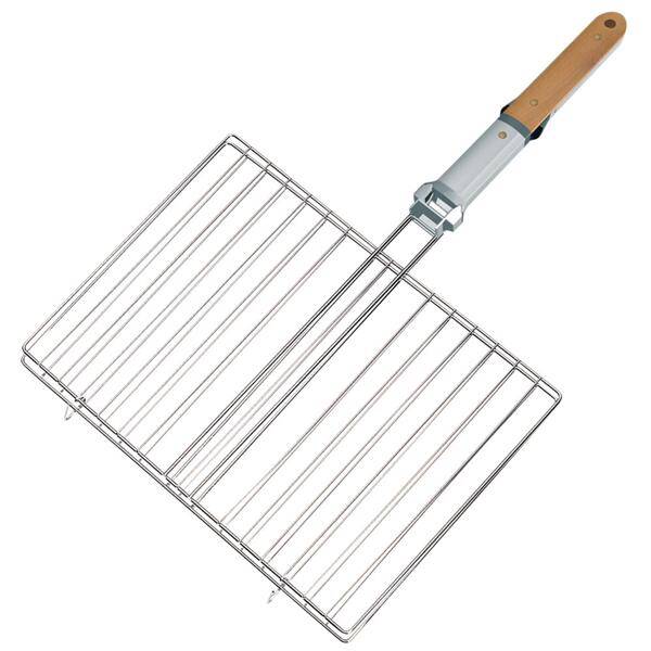 Grilovací rošt Campingaz 35 x 25 cm s dřevěnou rukojetí 

