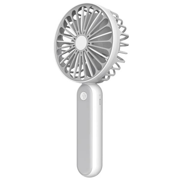 Ventilátor PLATINET nabíjecí, cestovní 1200 mAh šedý/bílý

