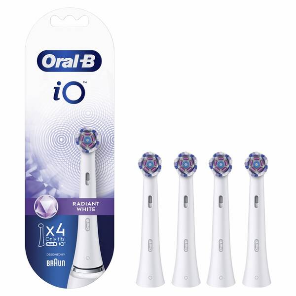 Náhradní kartáček Oral-B iO Radiant White (4 ks) 

