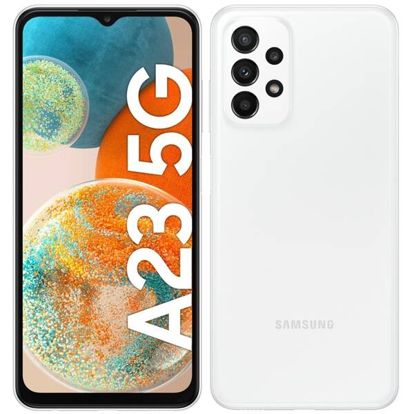 Mobilní telefon Samsung Galaxy A23 5G 4 GB / 64 GB bílý

