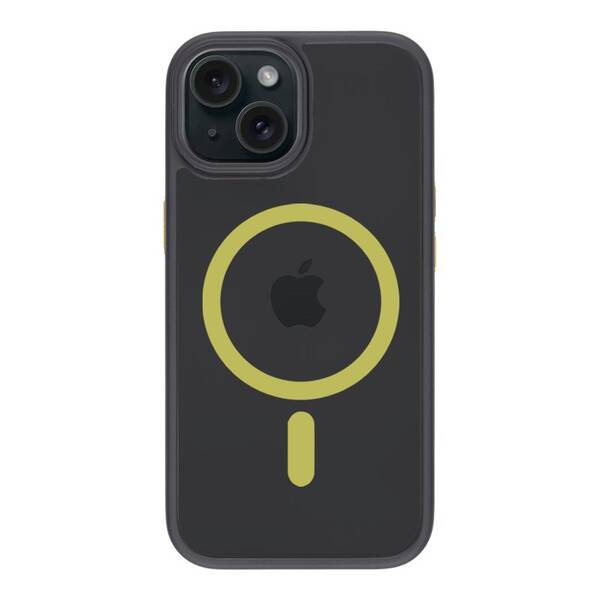 Kryt na mobil Tactical MagForce Hyperstealth 2.0 na Apple iPhone 15 černý/žlutý

